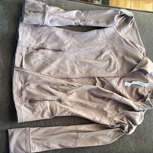 lululemon athletica Taupe Zip-Up Jacket